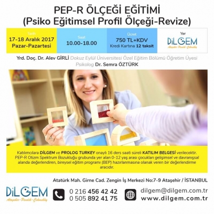 Pep-r Ölçeği Eğitimi (psiko Eğitimsel Profil Ölçeği-revize)